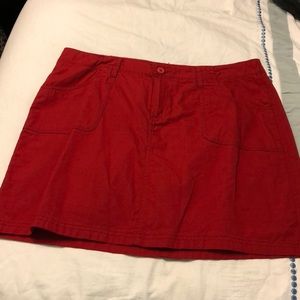Red Skort